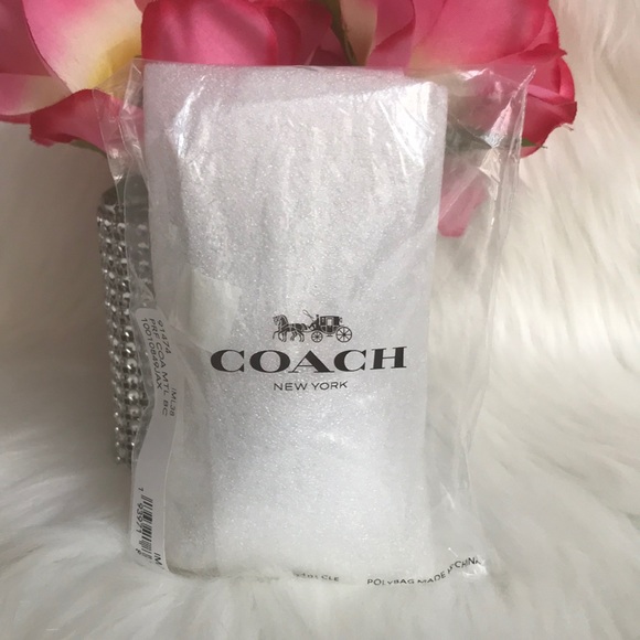 Coach Chain Linked Letters Multi Mix Key Ring Bag 91474 - Picture 7 of 9